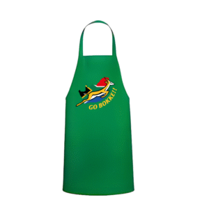 springbok rugby supporter apron