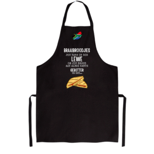 afrikaans braai voorskoot (apron)