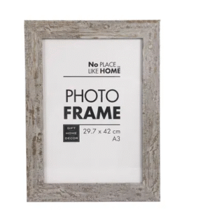 wood stressed picture frame, a3