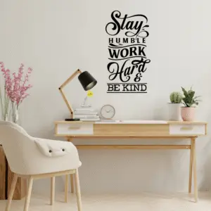 inspirational coffee themed wall sticker 55 x 94cm